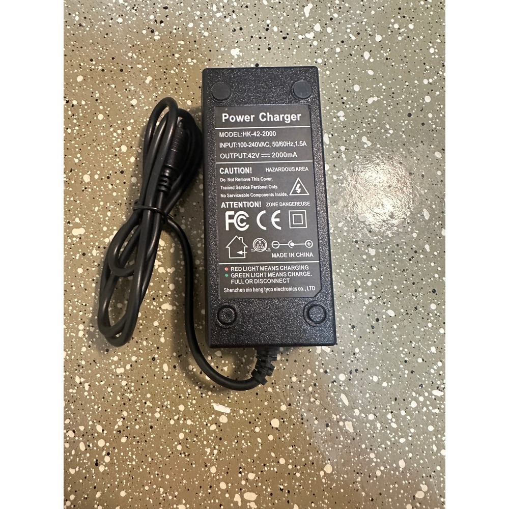 Power Charger Adapter Model‎ HK 42 2000 Input 100 240VAC Output 42V 2000mA